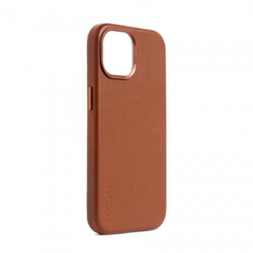 Decoded Leather Case with MagSafe for iPhone 15 - brown image 2