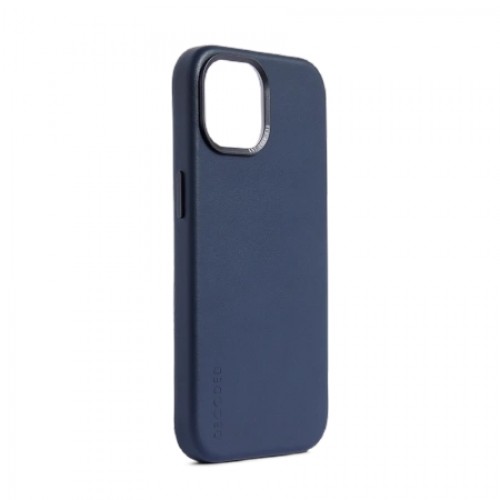 Decoded Leather Case with MagSafe for iPhone 15 - blue image 2