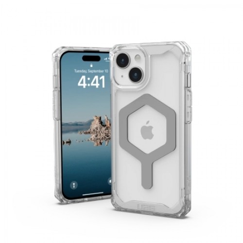 UAG Plyo Magsafe case for iPhone 15 - transparent and gray image 2