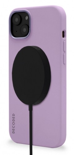 Decoded Silicone Case with MagSafe for iPhone 14 Plus - purple image 2