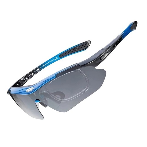 Rockbros 10134PL polarizing cycling glasses - blue image 2