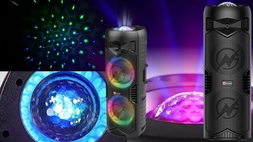 Portable Speaker|N-GEAR|LET'S GO PARTY 5150 BLACK|Black|Wireless|Bluetooth|LGP5150BK image 2