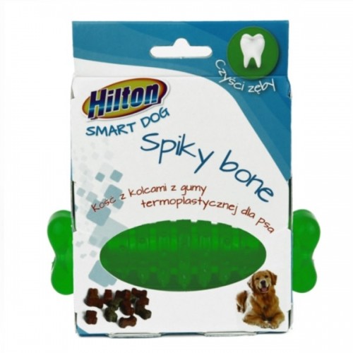 HILTON Dog Spiky Ball mix kolor Kość z kolcami  12cm dla psa image 2