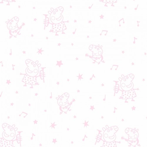 Подогнанный нижний лист Peppa Pig Белый Розовый 105 x 200 cm image 2