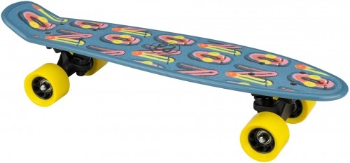 Nijdam Skateboard FLIPGRIP GAMESTER N30BA02 Blue/Yellow image 2