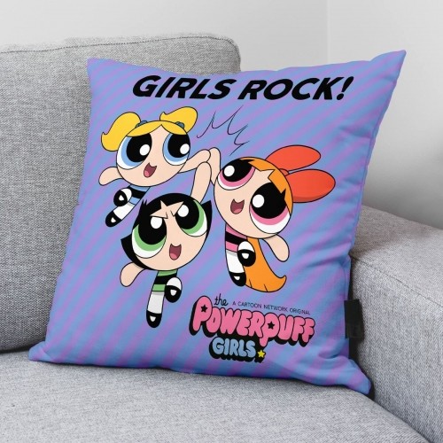 Spilvendrāna Powerpuff Girls Girls Rock A Ceriņš 45 x 45 cm image 2