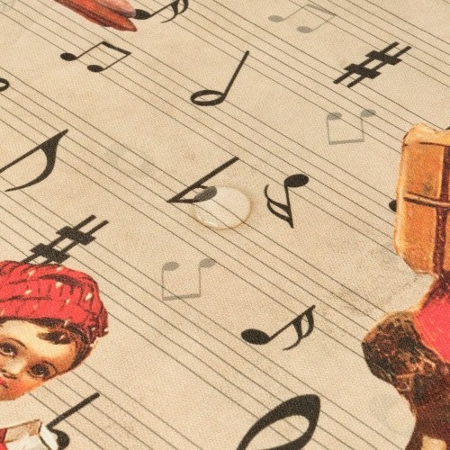 MuarÉ Traipiem izturīgs sveķu galdauts Muaré Christmas Sheet Music 100 x 140 cm image 2