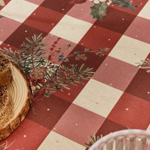 MuarÉ Traipiem izturīgs galdauts Muaré Christmas Mistletoe 155 x 155 cm image 2