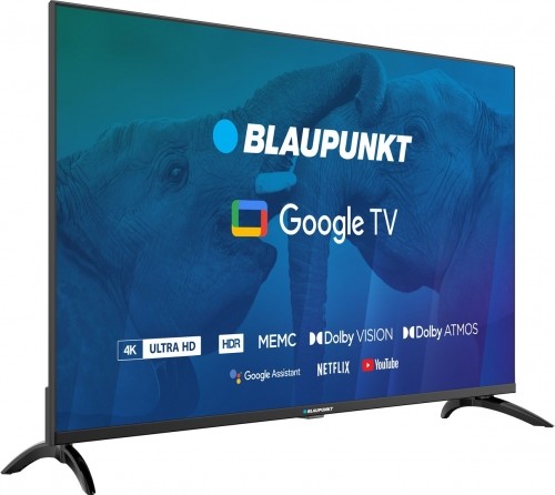 TV 43" Blaupunkt 43UBG6000S 4K Ultra HD LED, GoogleTV, Dolby Atmos, WiFi 2,4-5GHz, BT, black image 2