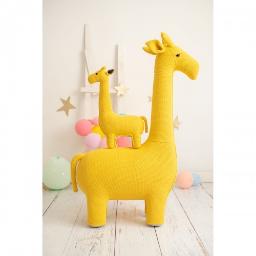 Pūkaina Rotaļlieta Crochetts AMIGURUMIS PACK Dzeltens Žirafe 53 x 16 x 55 cm 90 x 33 x 128 cm 2 Daudzums image 2