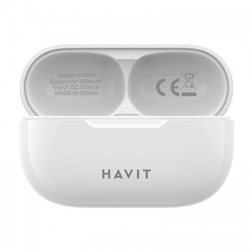 Havit TW925 TWS earphones (white) image 2