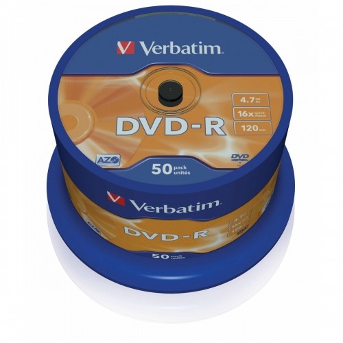 DVD-R Verbatim DVD-R Matt Silver 16x Sudrabains (50 gb.) image 2