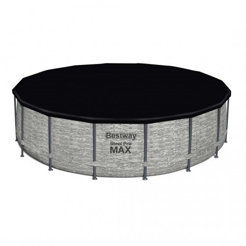 Rack pool BESTWAY 5618Y Steel Pro MAX 18' 5.49 X 1.22 m 11 in 1 Round Grey image 2