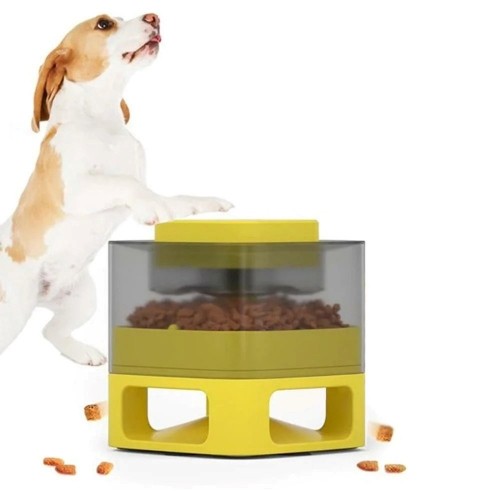 Doggy Village Pet auto-buffet DoggyVillage for dog or cat, yellow image 2