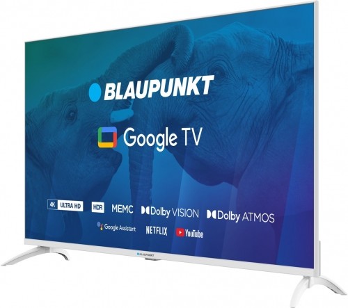 TV 43" Blaupunkt 43UBG6010S 4K Ultra HD LED, GoogleTV, Dolby Atmos, WiFi 2,4-5GHz, BT, white image 2