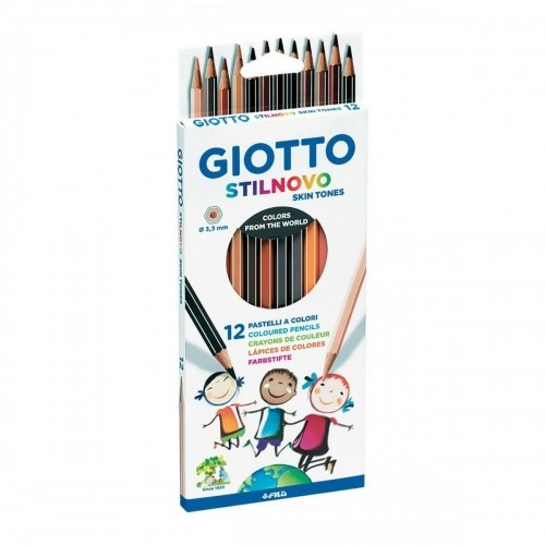 Цветные карандаши Giotto Stilnovo Skin Tones Разноцветный (10 штук) image 2