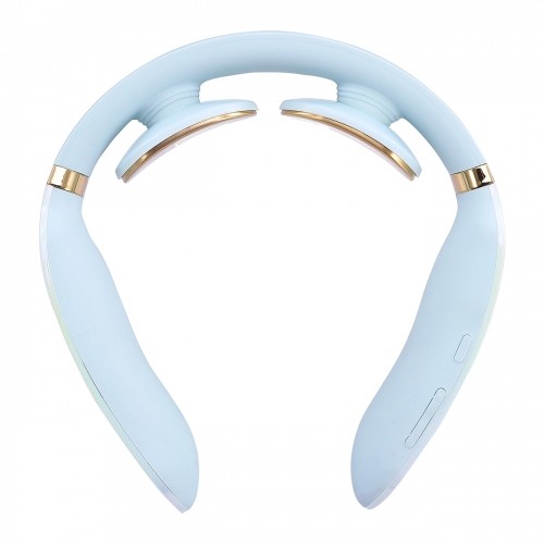 SKG K6E neck massager, electrostimulator with compress - blue image 2