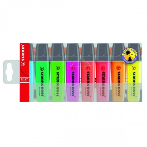 Набор флуоресцентных маркеров Stabilo Boss Разноцветный (5 штук) image 2