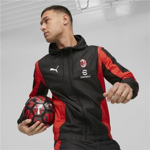 Мужская спортивная куртка Puma Ac Milan Prematch Чёрный Красный image 2