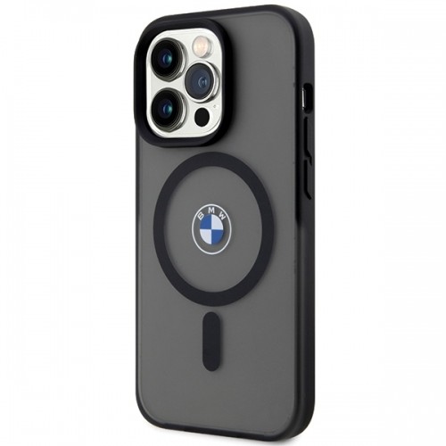BMW BMHMP15LDSLK iPhone 15 Pro 6.1" czarny|black hardcase IML Signature MagSafe image 2
