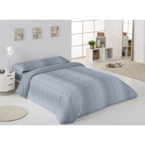 Комплект чехлов для одеяла Alexandra House Living Tena Серо-стальной 105 кровать 3 Предметы image 2