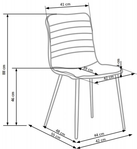 K251 chair, color: grey image 3