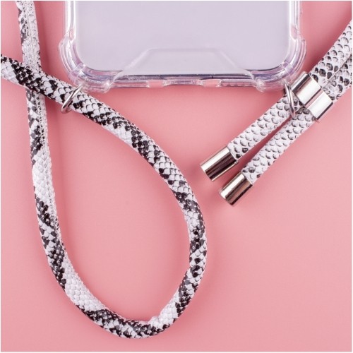 Lookabe Necklace Snake Edition iPhone Xr silver snake loo019 image 3