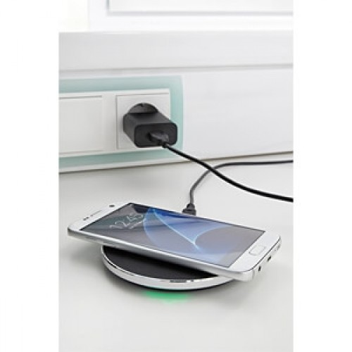 Intenso Whireless Charger with Adapter Black BA1 7410510 image 3