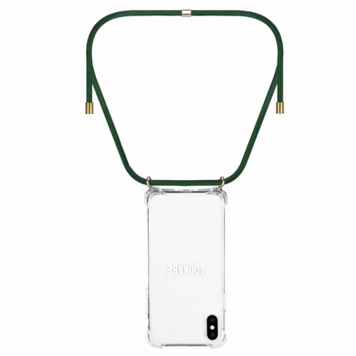 Lookabe Necklace iPhone X/Xs gold green loo013 image 3