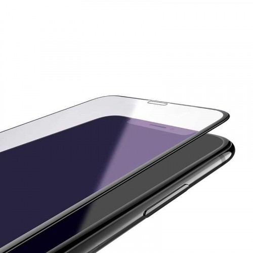 Devia Van Anti-blue Ray Full Screen Tempered Glass iPhone XR (6.1) black (10pcs) image 3