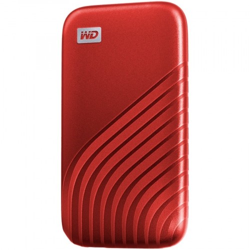Sandisk WD My Passport External SSD 500GB, USB 3.2, Red, 1050MB/s Read, 1000MB/s Write, PC & Mac Compatiable image 3