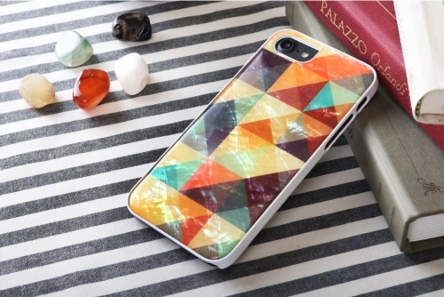 iKins case for Apple iPhone 8/7 mosaic white image 3