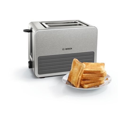 Bosch TAT7S25 toaster 2 slice(s) 1050 W Black, Grey image 3