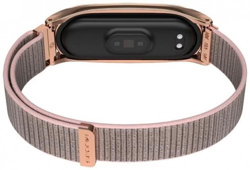Tech-Protect watch strap Nylon Xiaomi Mi Band 5/6, rose gold image 3