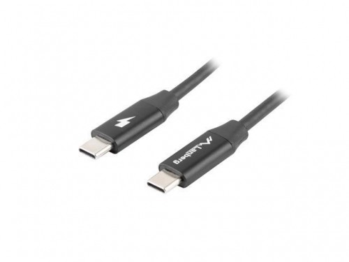 Lanberg Cable USB-C M/M 2.0 CA-CMCM-40CU-0010-Black 1m image 3