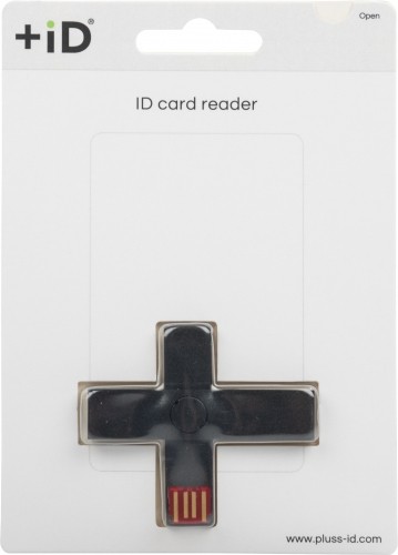 +ID viedkaršu lasītājs USB Blister, melns image 3