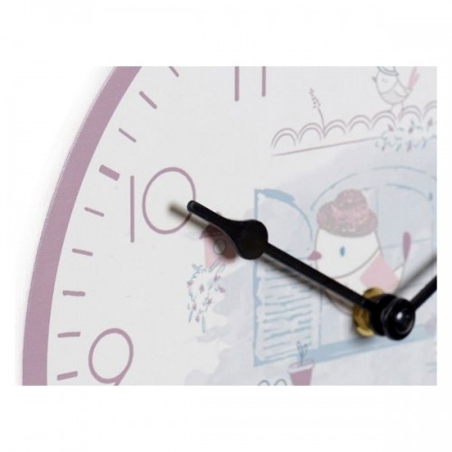 Настенное часы DKD Home Decor Детский Деревянный MDF (2 pcs) (24 x 3 x 24 cm) image 3