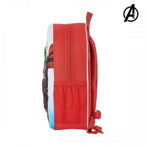 Детский рюкзак 3D The Avengers Красный image 3