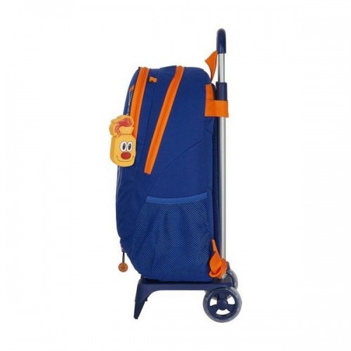 Школьный рюкзак с колесиками 905 Valencia Basket Синий Оранжевый image 3