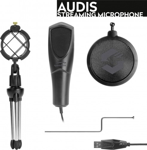 Speedlink микрофон Audis Streaming (SL-800012-BK) image 3
