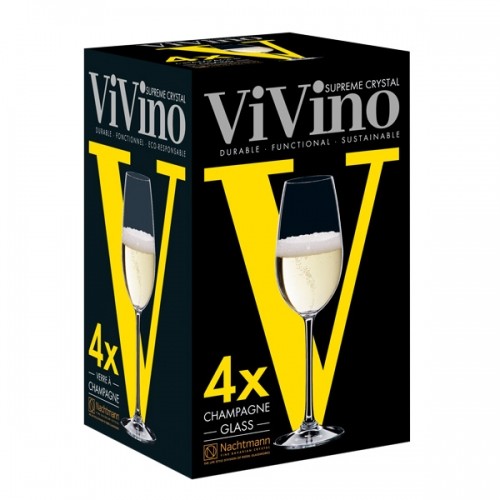 VIVINO Šampanieša glāžu komplekts. 4gab image 3