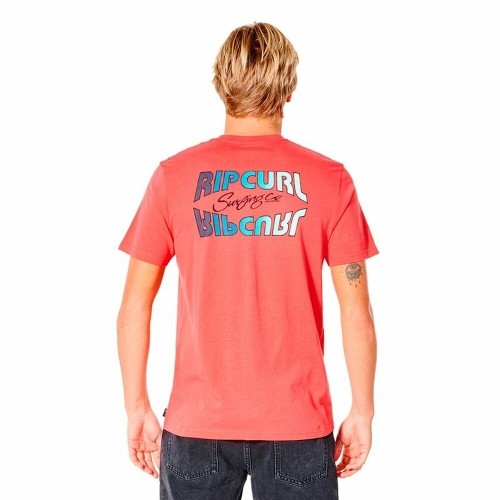 Vīriešu Krekls ar Īsām Piedurknēm Rip Curl Revival Inverted  M Laša krāsas image 3