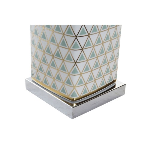 Galda lampa DKD Home Decor Mozaīkas Porcelāns Bronza Poliesters Piparmētra 220 V 60 W (35 x 35 x 57 cm) image 3