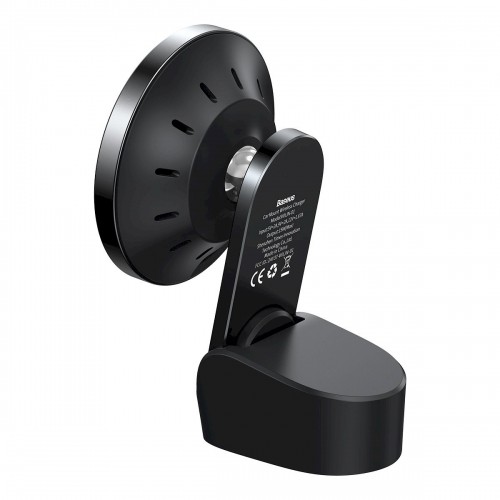 Baseus Big Energy car mount with wireless charger 15W for Iphone 12 (Black) image 3