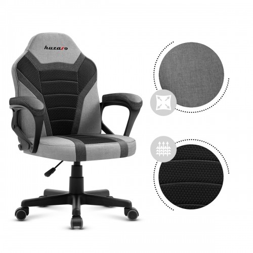 Gaming chair for children Huzaro HZ-Ranger 1.0 Gray Mesh, gray and black image 3