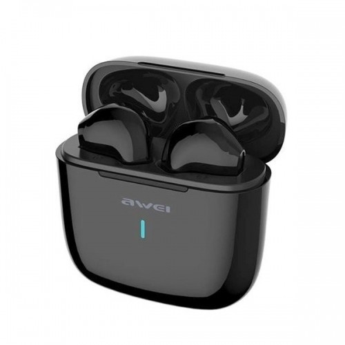 Awei Bluetooth headphones 5.0 T26 TWS + dock station black image 3