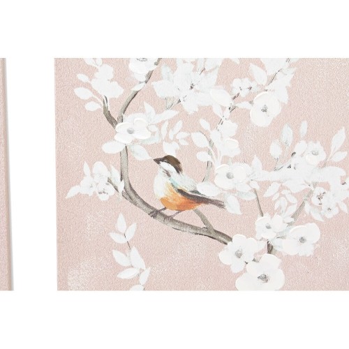 Картина DKD Home Decor Птица Восточный (40 x 3 x 90 cm) (3 штук) image 3