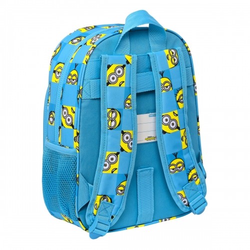 Школьный рюкзак Minions Minionstatic Синий (26 x 34 x 11 cm) image 3
