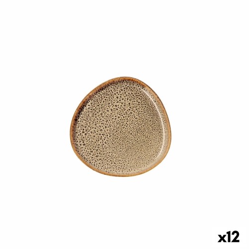 Плоская тарелка Bidasoa Ikonic Keramika Brūns (11 x 11 x 11 cm) (Pack 12x) image 3