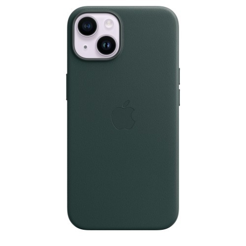 Apple Case iPhone 14 leather Forest green image 3